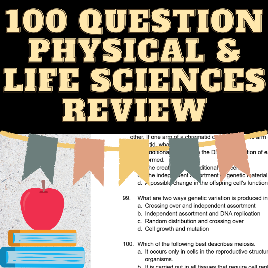 100 Question Physical & Life Sciences Review For Canvas: The Semester-End Question Bank That Saves You Hours